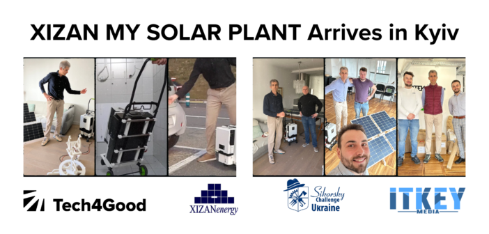 Sustainable Energy for Ukraine: Xizan’s MY SOLAR PLANT Arrives in Kyiv